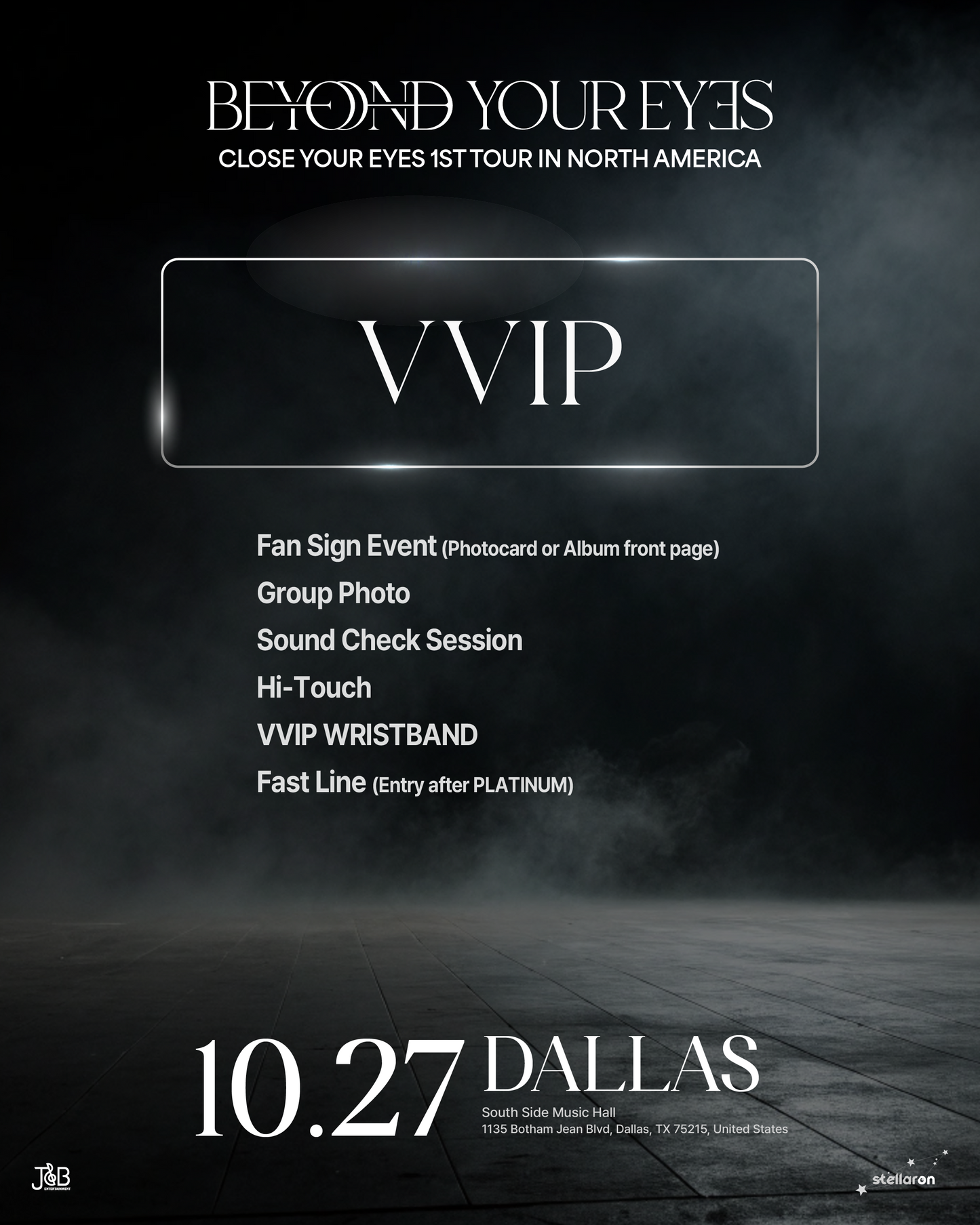 CLOSE YOUR EYES DALLAS-VVIP