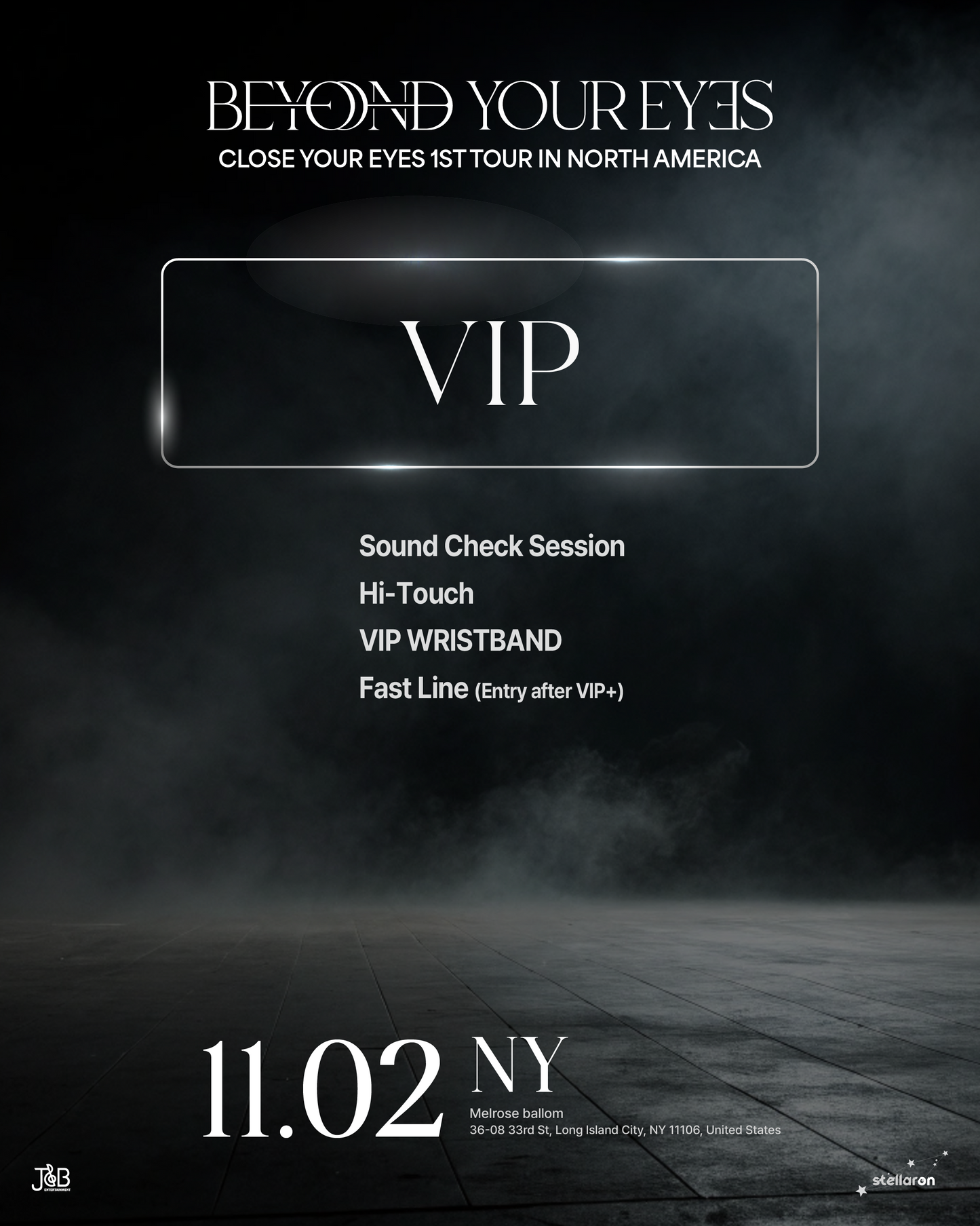 CLOSE YOUR EYES NEW YORK-VIP