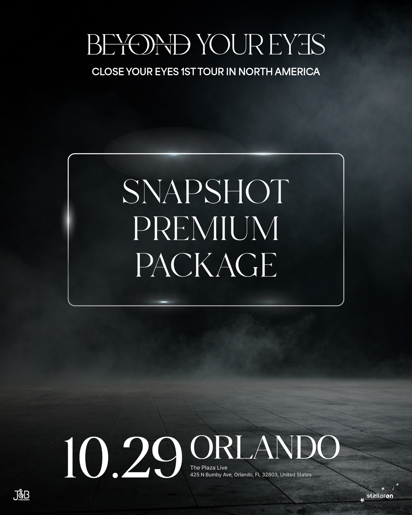 CLOSE YOUR EYES ORLANDO-PREMIUM PACKAGE