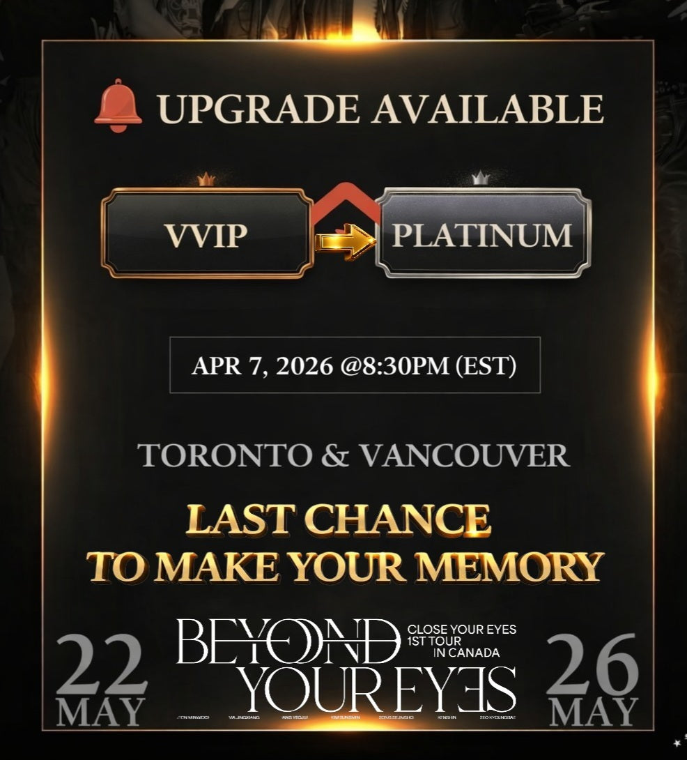 CLOSE YOUR EYES UPGRADE(VVIP TO PLATINUM)