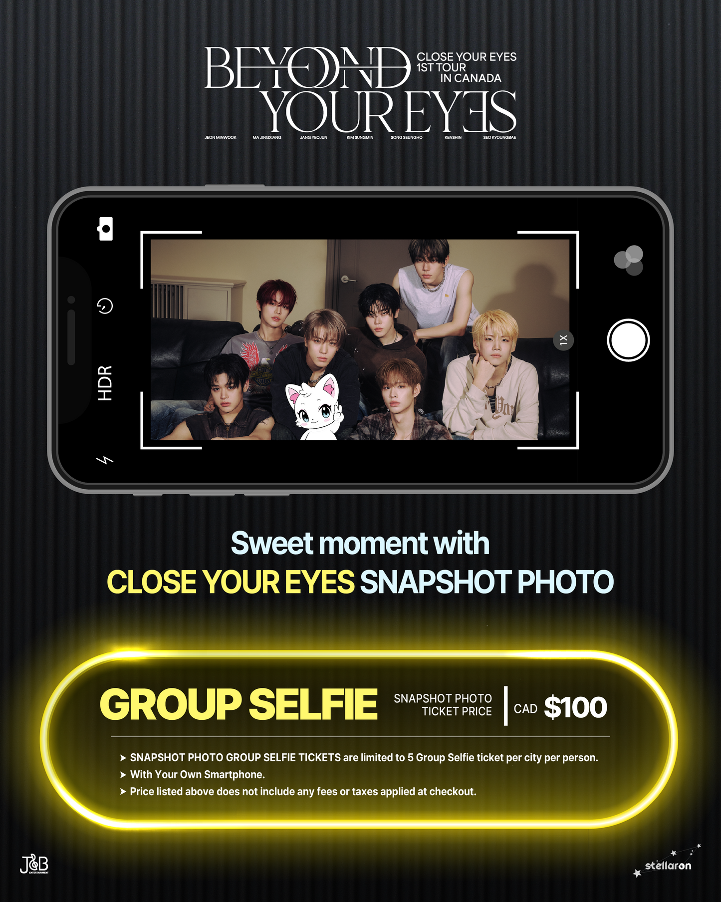 CLOSE YOUR EYES MONTREAL-GROUP SELFIE