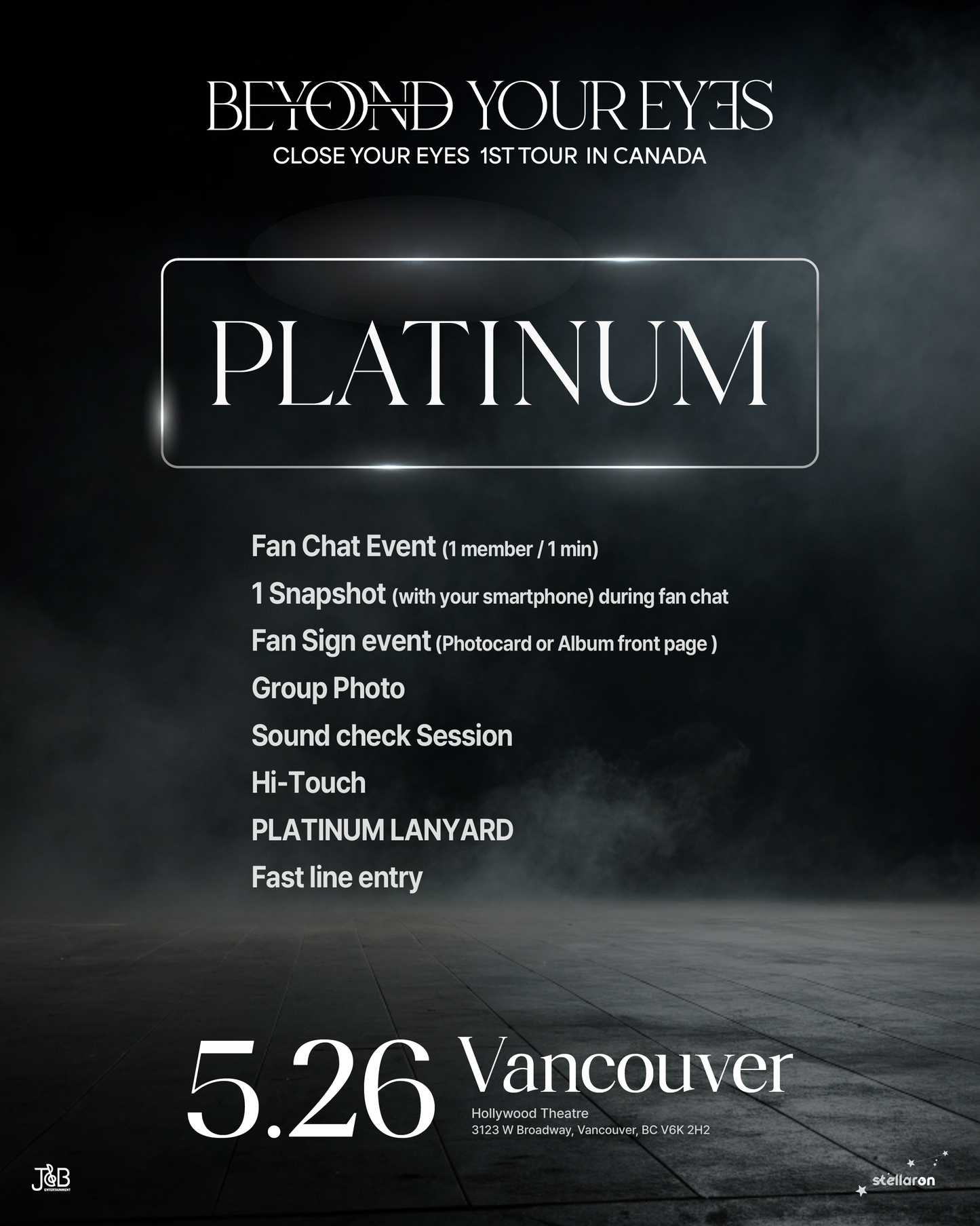 CLOSE YOUR EYES VANCOUVER-PLATINUM