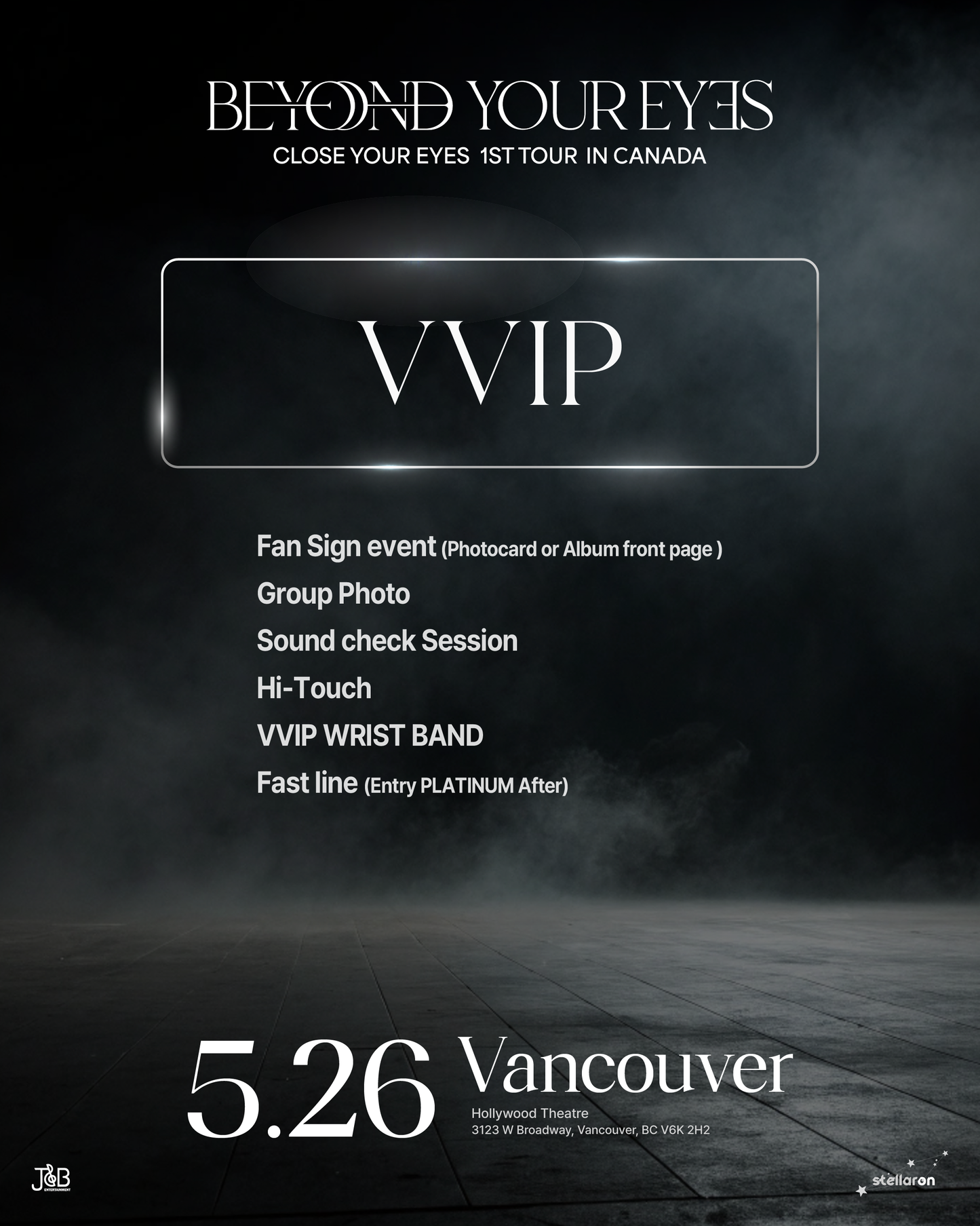 CLOSE YOUR EYES VANCOUVER-VVIP