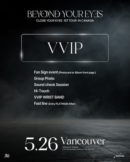 CLOSE YOUR EYES VANCOUVER-VVIP