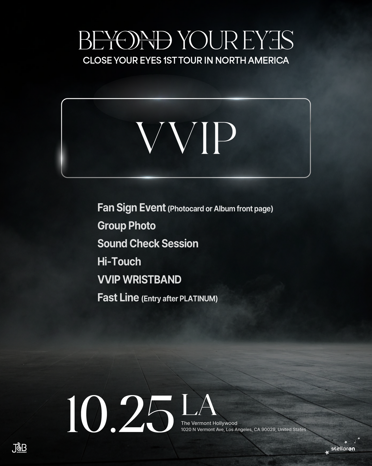 CLOSE YOUR EYES LOS ANGELES-VVIP
