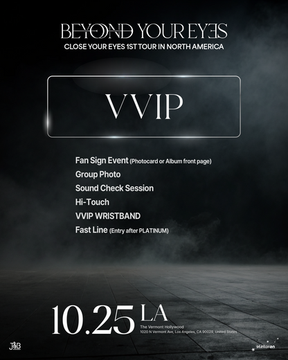 CLOSE YOUR EYES LOS ANGELES-VVIP
