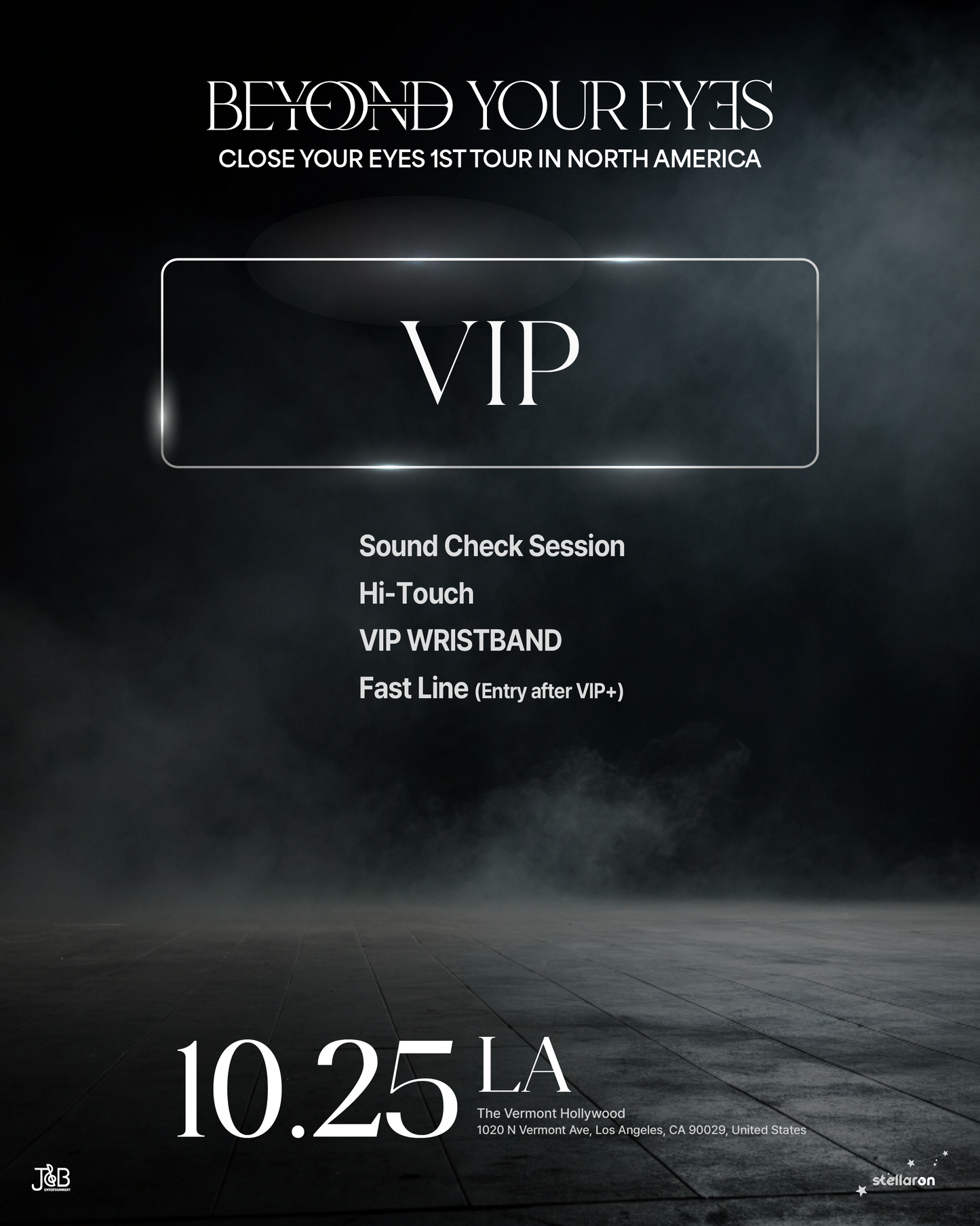 CLOSE YOUR EYES LOS ANGELES-VIP
