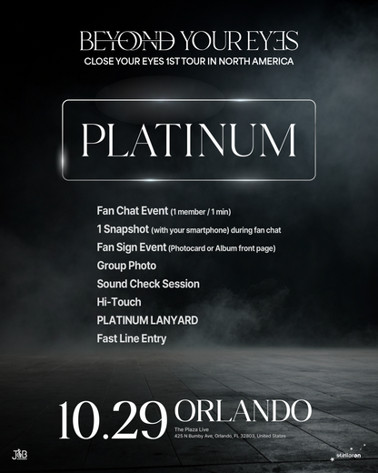 CLOSE YOUR EYES ORLANDO-PLATINUM