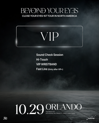 CLOSE YOUR EYES ORLANDO-VIP