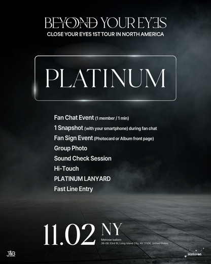 CLOSE YOUR EYES NEW YORK-PLATINUM