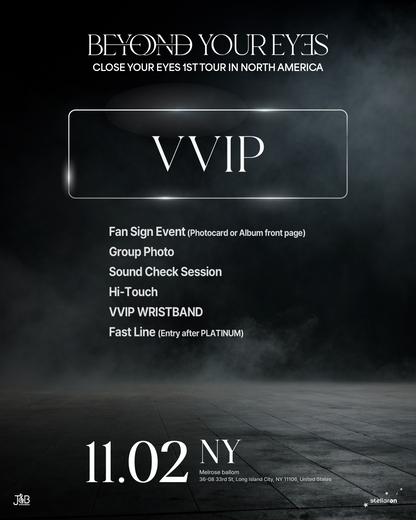 CLOSE YOUR EYES NEW YORK-VVIP