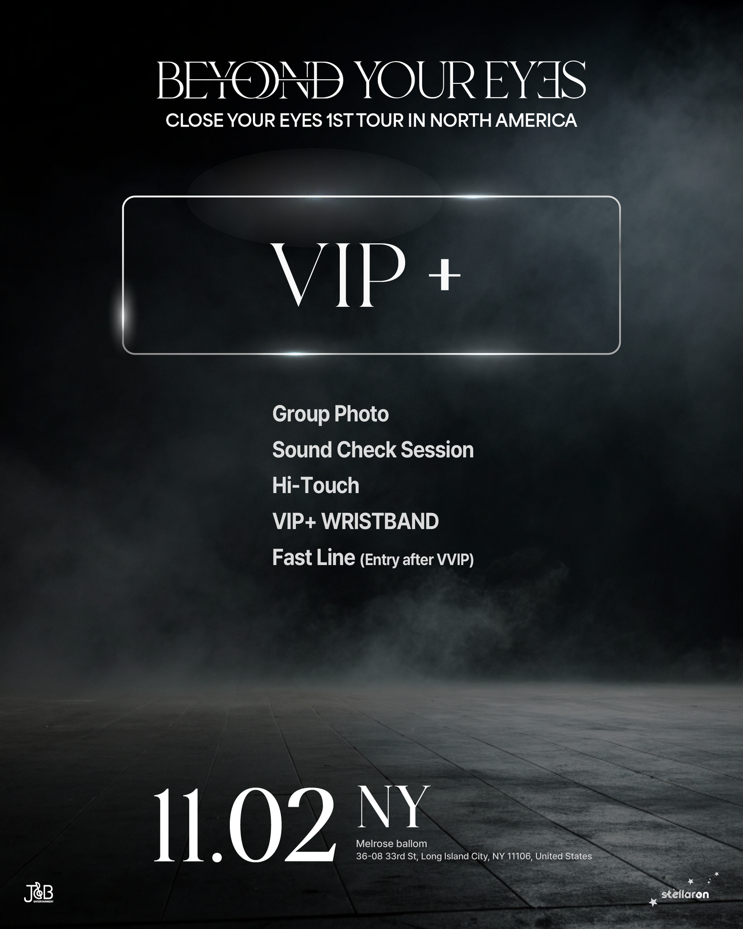 CLOSE YOUR EYES NEW YORK-VIP+