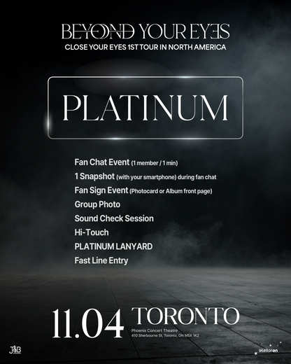 CLOSE YOUR EYES TORONTO-PLATINUM