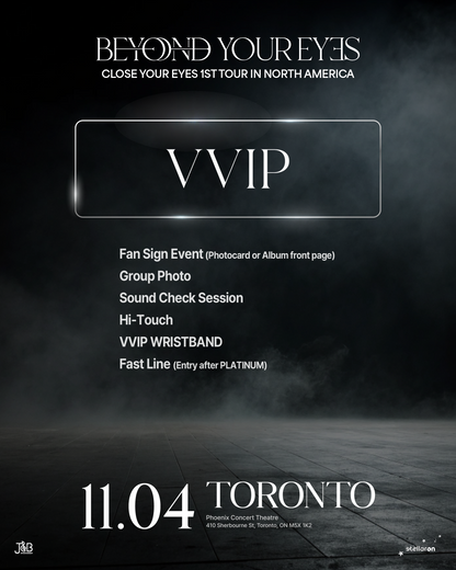 CLOSE YOUR EYES TORONTO-VVIP