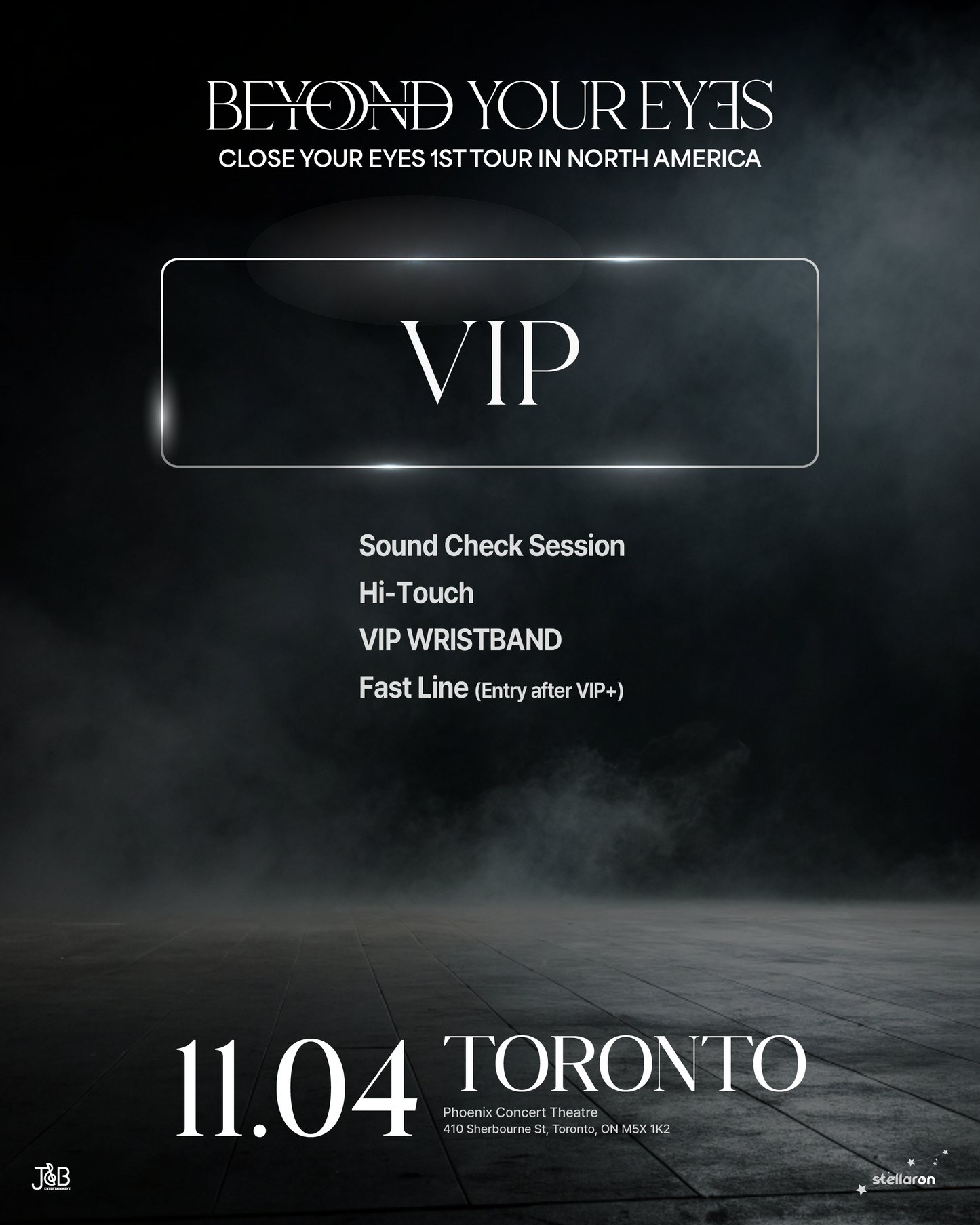 CLOSE YOUR EYES TORONTO-VIP