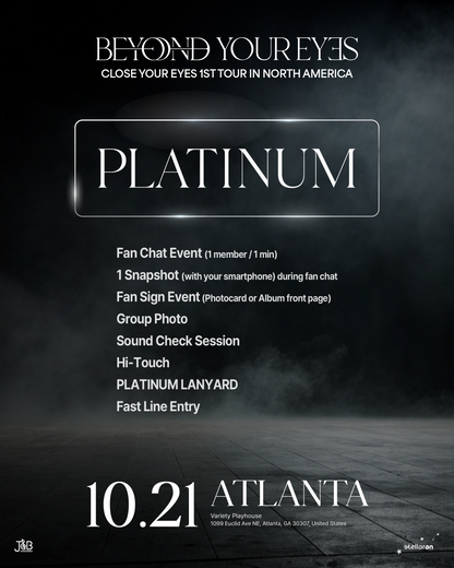 CLOSE YOUR EYES ATLANTA-PLATINUM