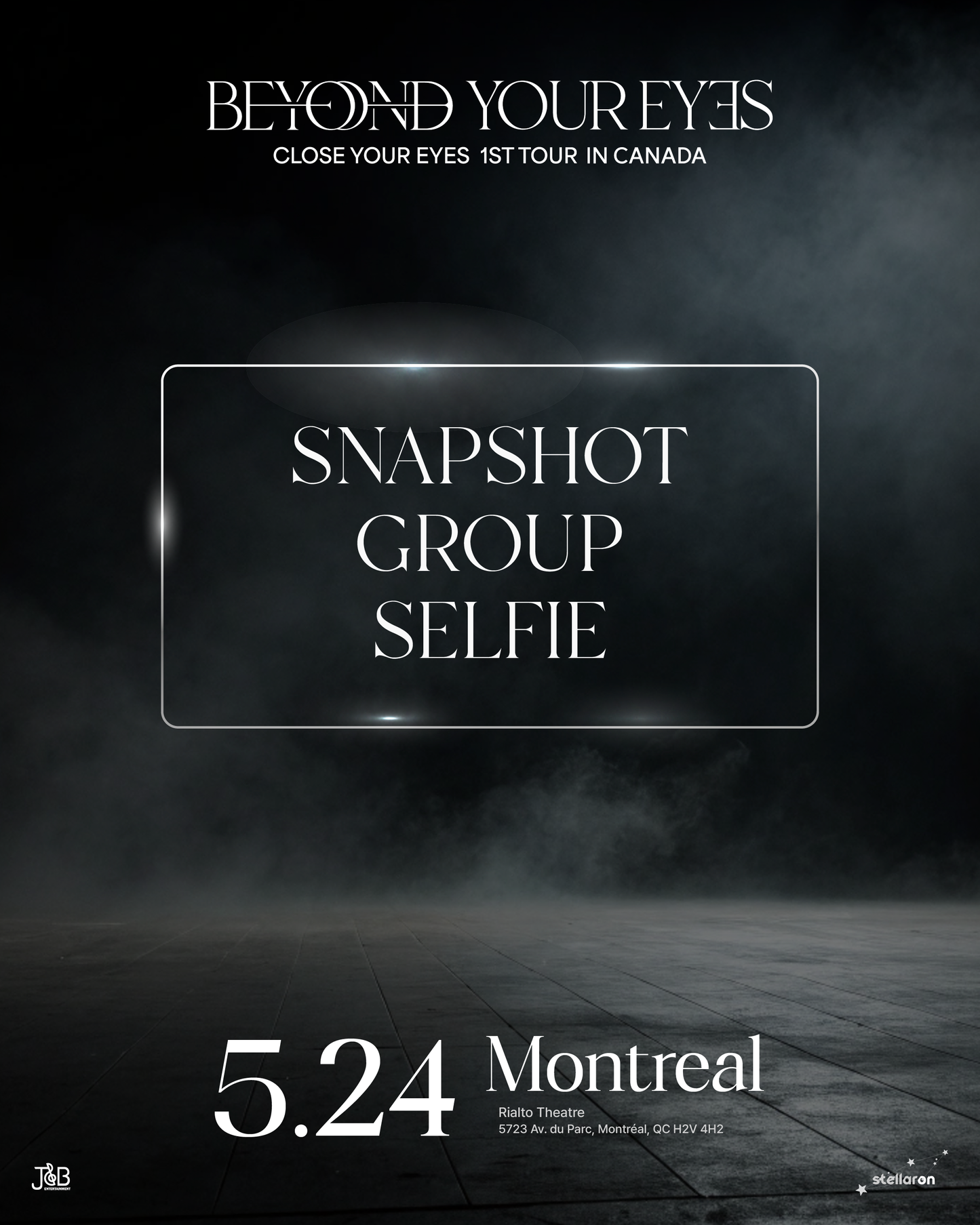 CLOSE YOUR EYES MONTREAL-GROUP SELFIE