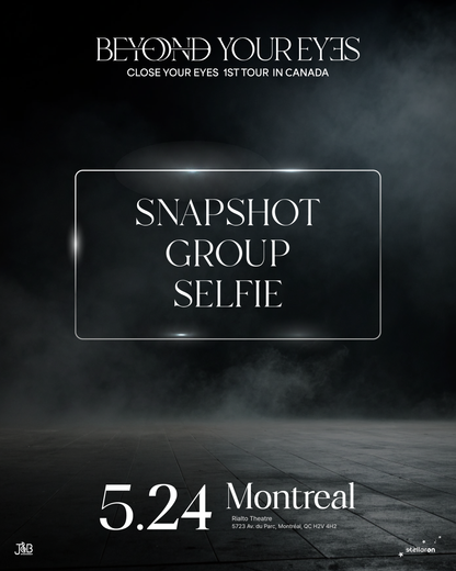 CLOSE YOUR EYES MONTREAL-GROUP SELFIE