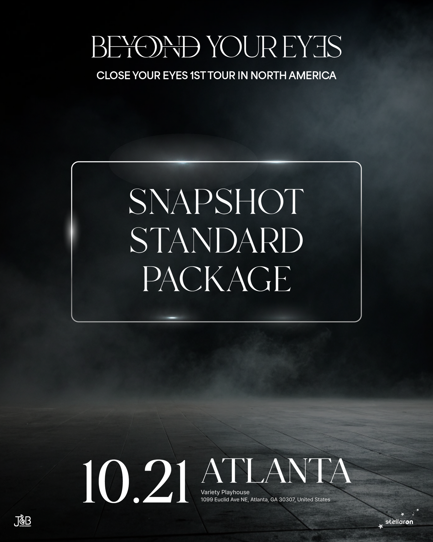CLOSE YOUR EYES ATLANTA-STANDARD PACKAGE