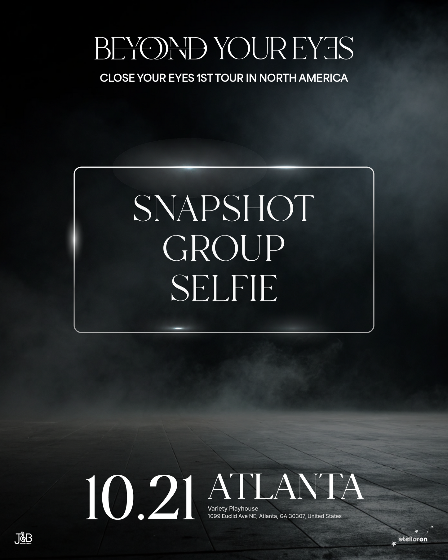 CLOSE YOUR EYES ATLANTA-GROUP SELFIE