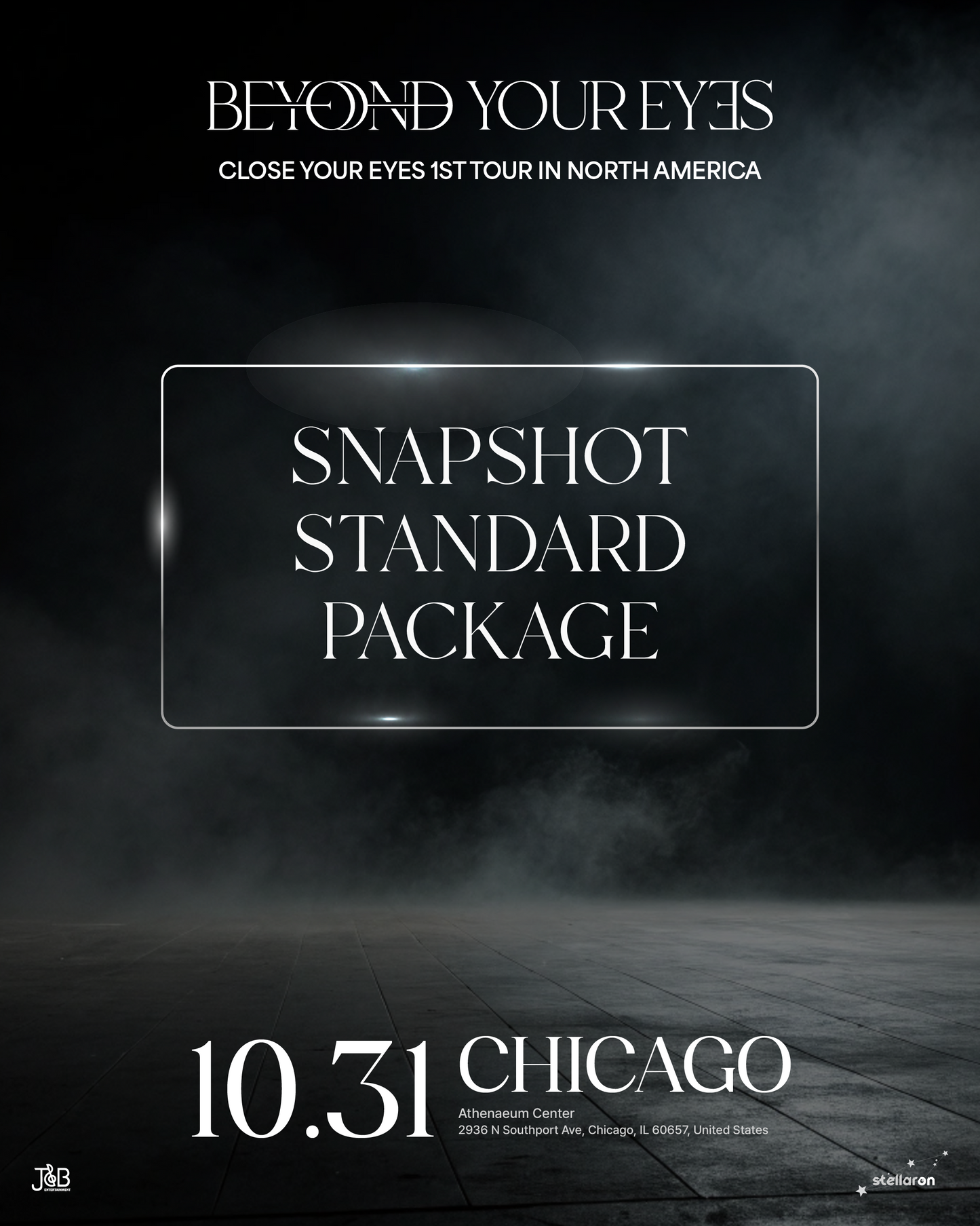 CLOSE YOUR EYES CHICAGO-STANDARD PACKAGE