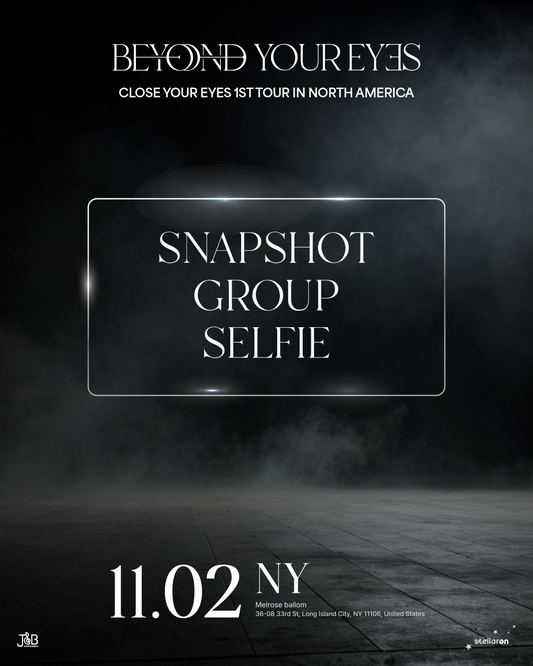 CLOSE YOUR EYES NEW YORK GROUP SELFIE