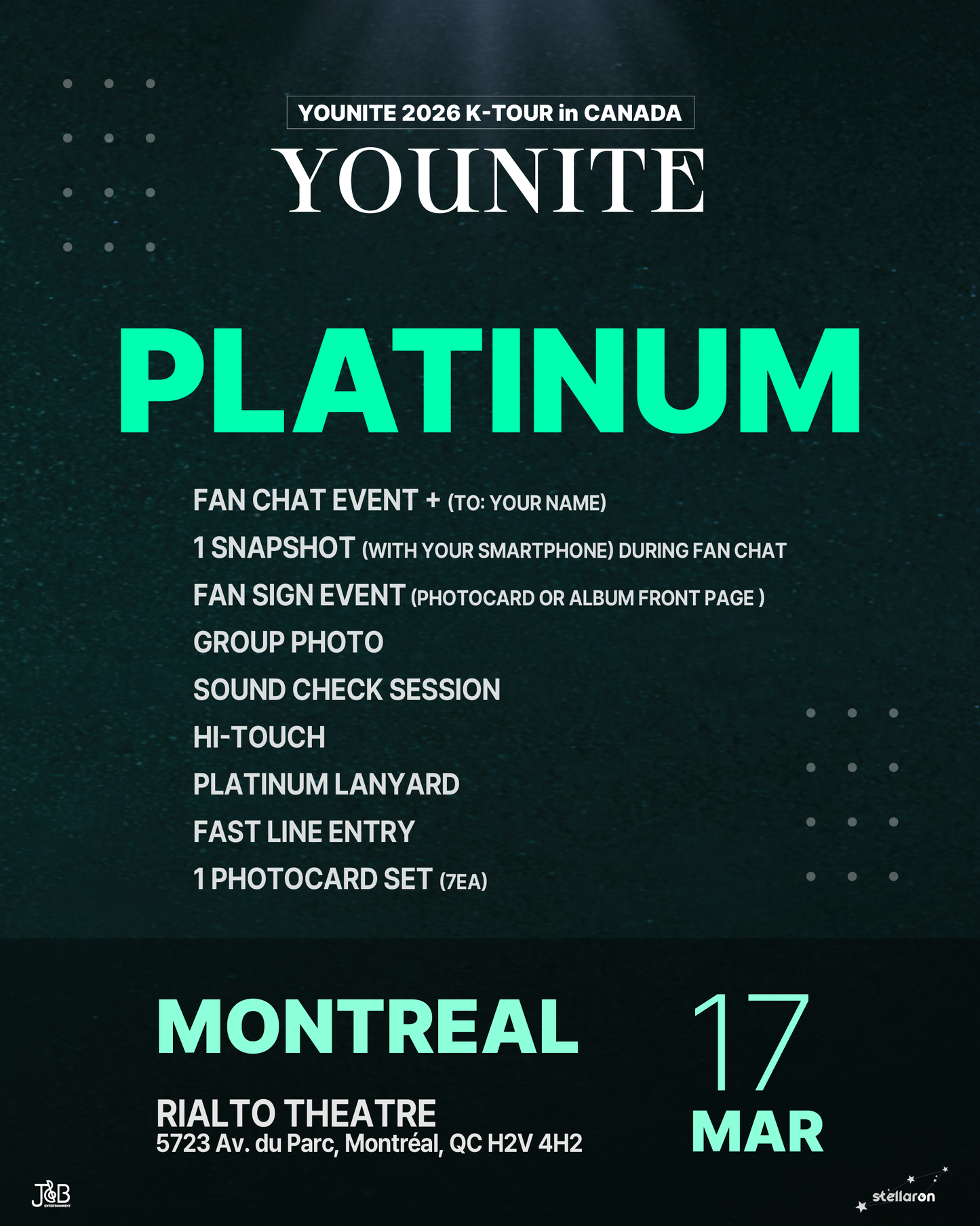 YOUNITE MONTREAL -PLATINUM