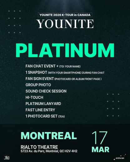 YOUNITE MONTREAL -PLATINUM