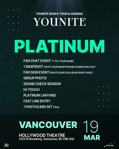 YOUNITE VANCOUVER -PLATINUM