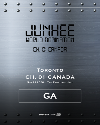 JUNHEE TORONTO- GENERAL ADMISSION